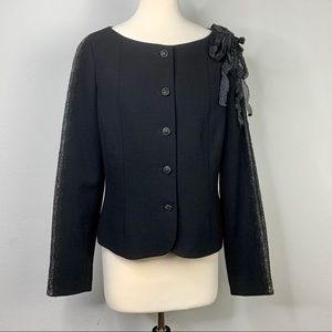 Rickie Freeman For Teri Jon Wool Evening Jacket